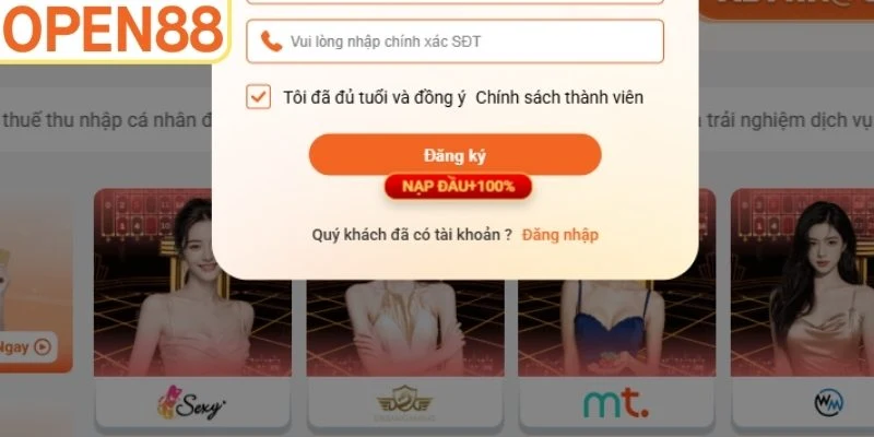 Các điều kiện người mới cần chuẩn bị đăng ký Open88